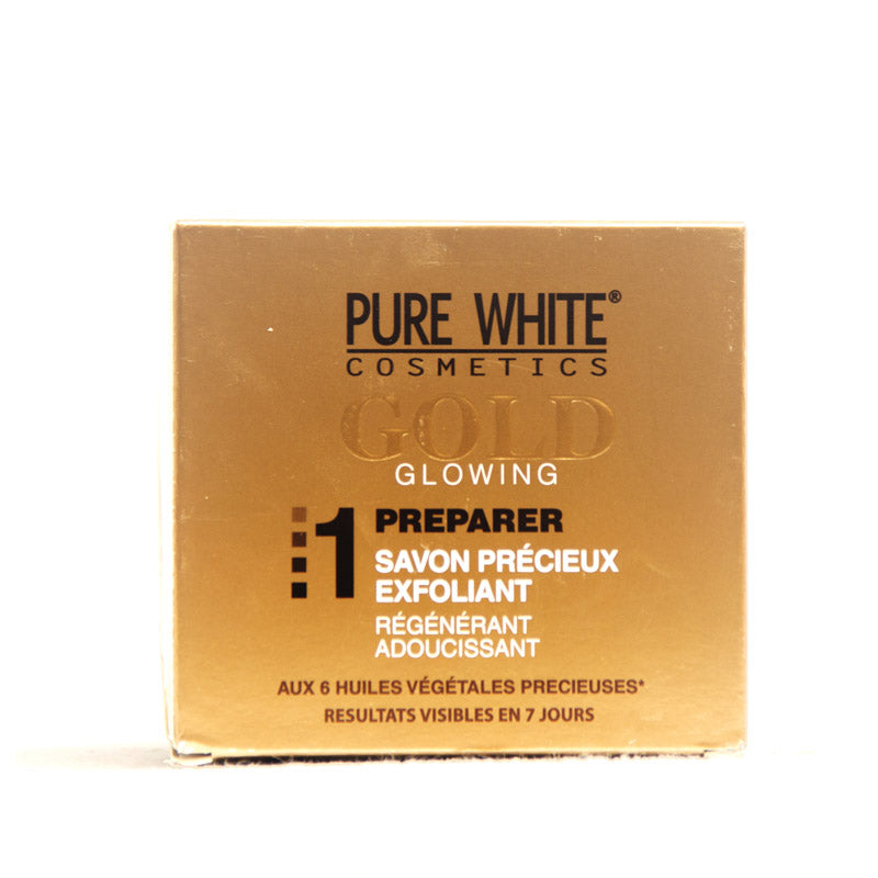 Pure white soap