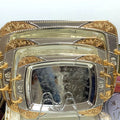 Silver & Gold Serving Tray