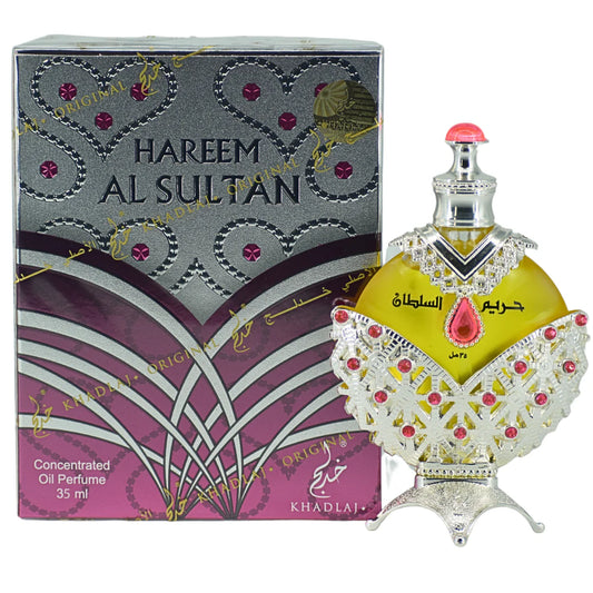 khadalaj Hareem Al Sultan Silver Perfume Oil-35ML