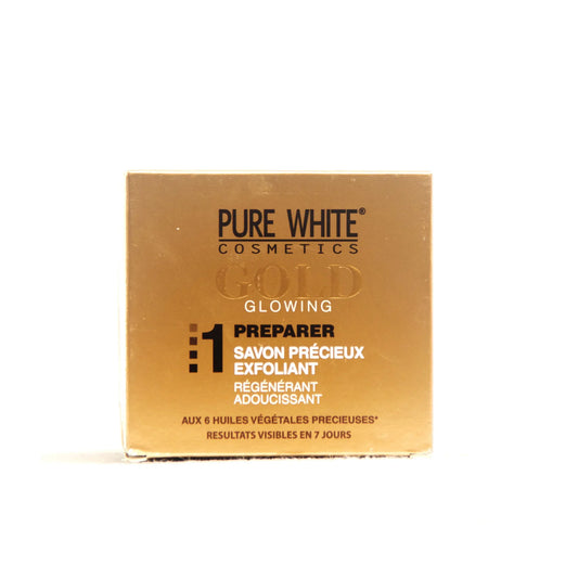 Pure White Gold Glowing Precious Exfoliating Soap