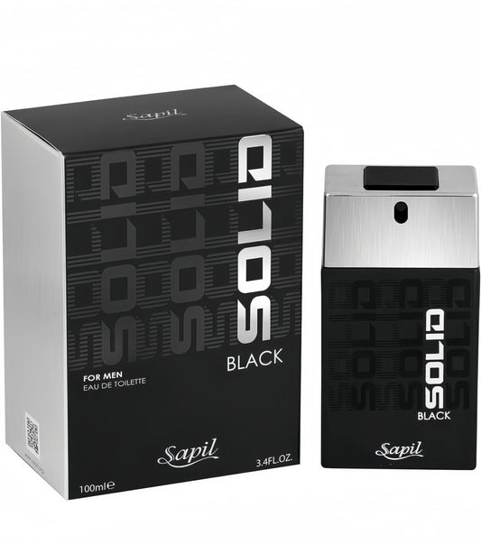 Solid Black for Men