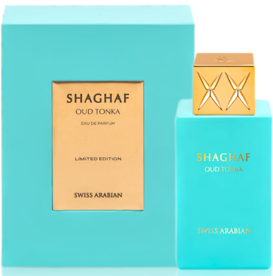 Shaghaf Oud Tonka Eau De Parfum by Swiss Arabian 100% Authentic Unisex - 75 ML